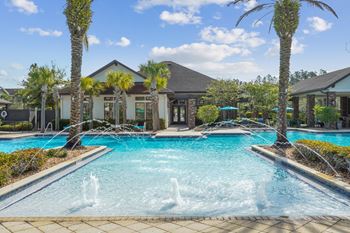 Resort-style zero-entry pool
